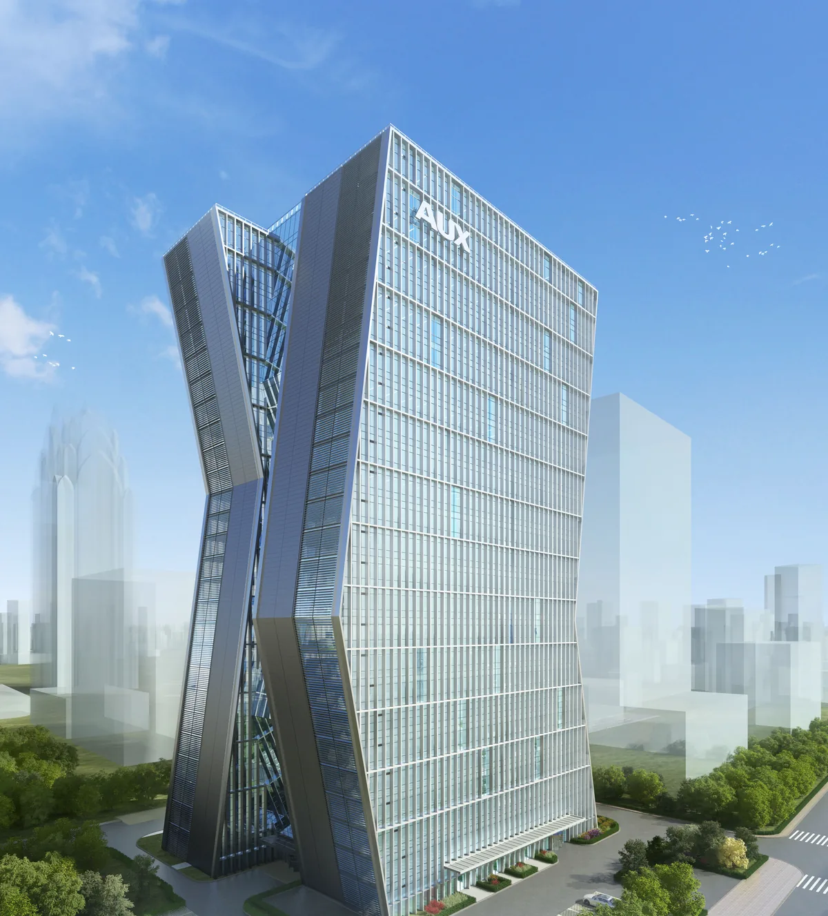 AUX Group headquarters tower