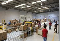 Testing and packing hall